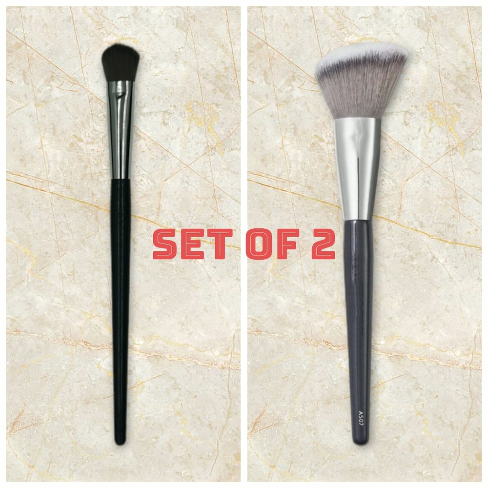 BK Beauty 507 Foundation Brush and BK Beauty A506 Concealer Brush(Set Of 2).ful